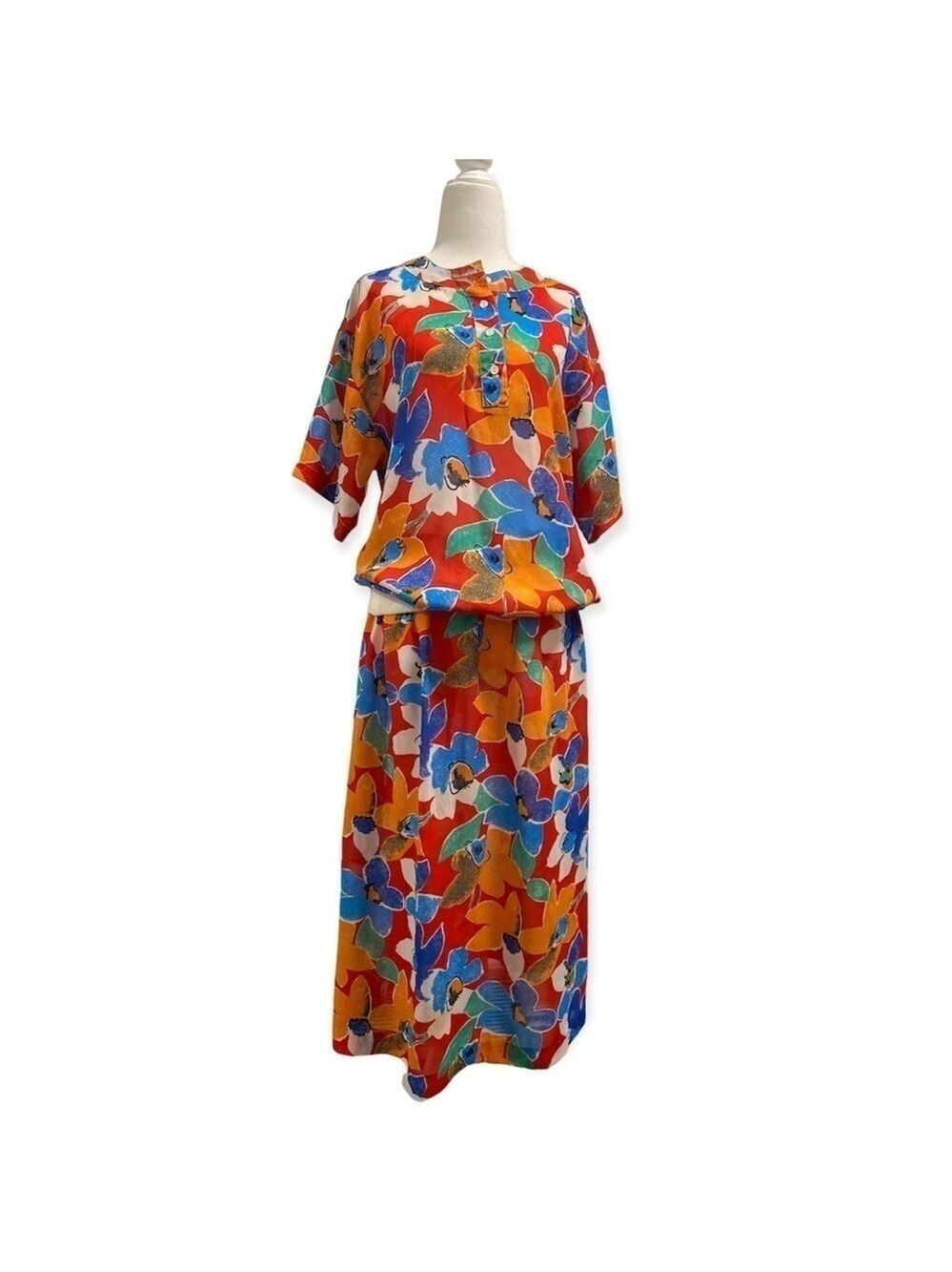 Jolene 70’s vintage top & skirt set